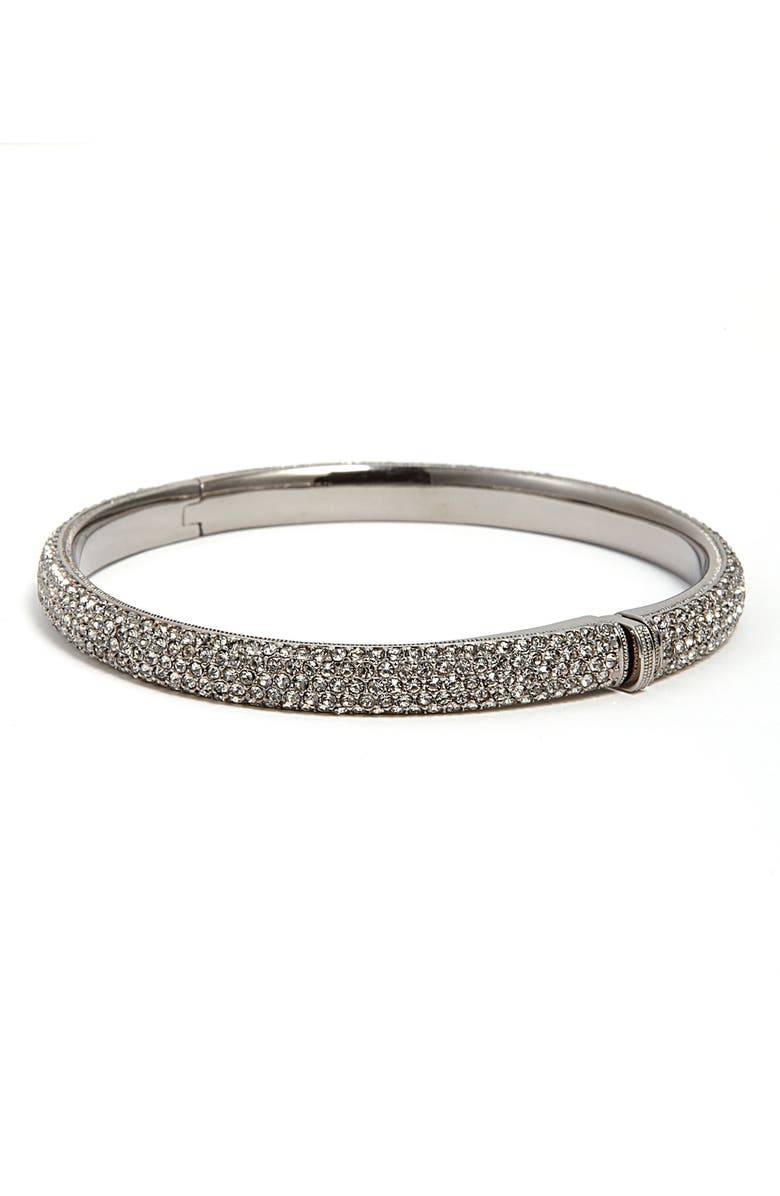 Nadri Pavé Crystal Bangle, Main, color, 
