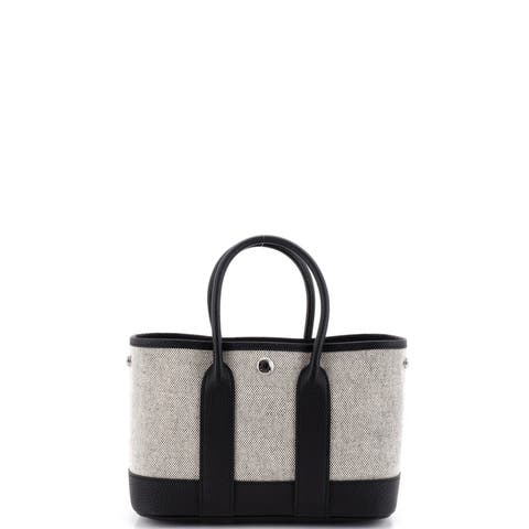Neo Garden Tote Toile and Leather 23