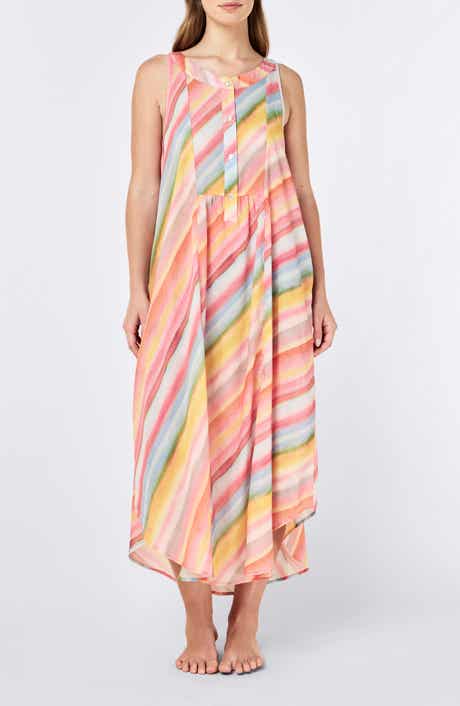 Sophie Stripe Cotton Nightgown