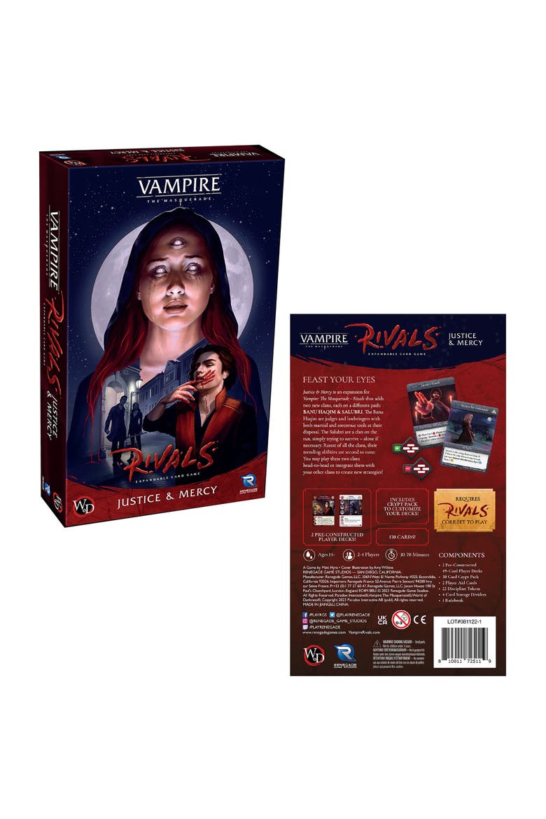 Vampire The Masquerade Rivals Expandable Card Game Justice & Mercy, Alternate, color, Multicolored