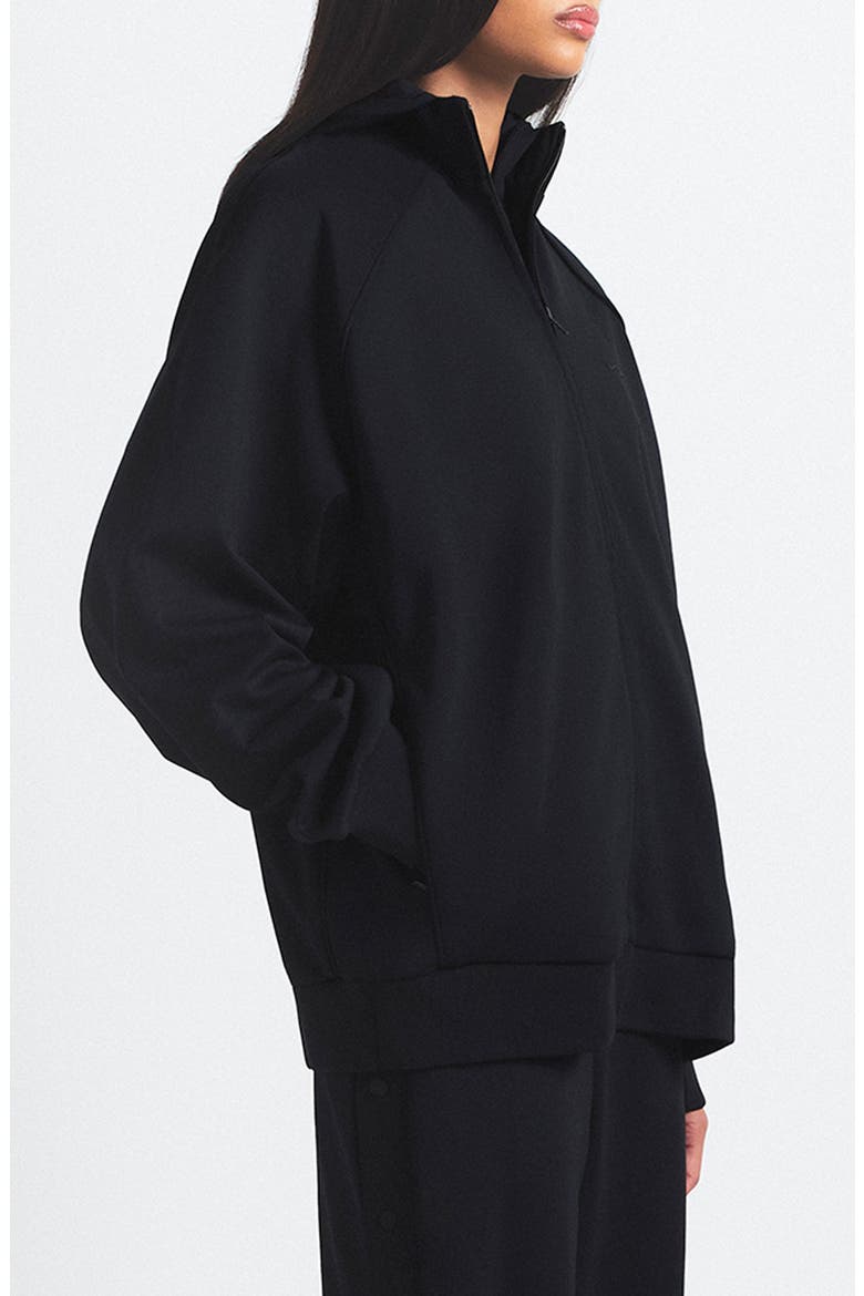 Oversize Track Jacket, Alternate, color, OBSIDIAN