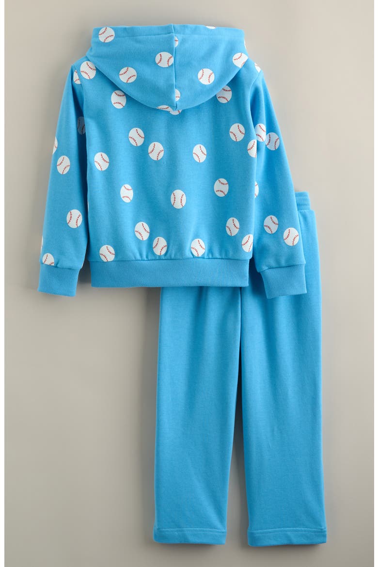 Kids' Kids' Print Sweatshirt & Sweatpants Set, Alternate, color, BLUE COVE BASEBALL DOT- BLUE