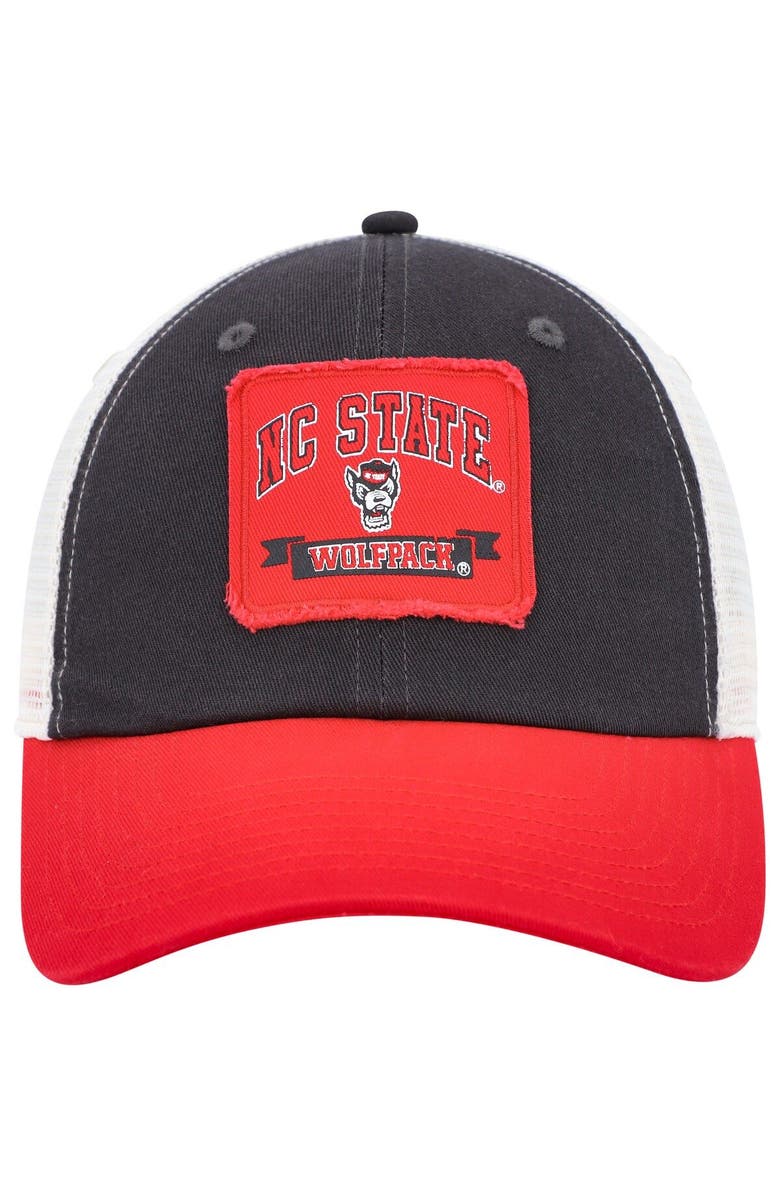 COLOSSEUM Men's Colosseum  Charcoal NC State Wolfpack Objection Snapback Hat, Alternate, color, 