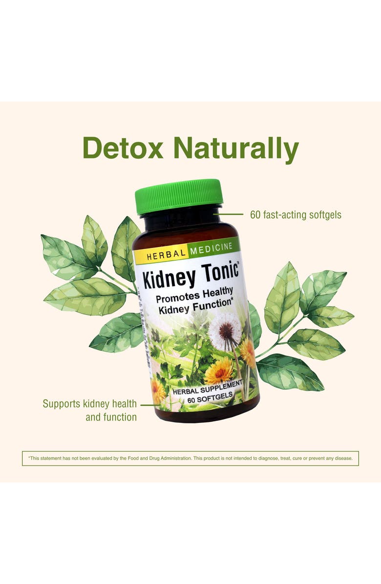 Trace Minerals Kidney Tonic Softgels - Function Supplement - Natural with Dandelion, Saw Palmetto & Parsley - 60 Softgels, Alternate, color, NO COLOR