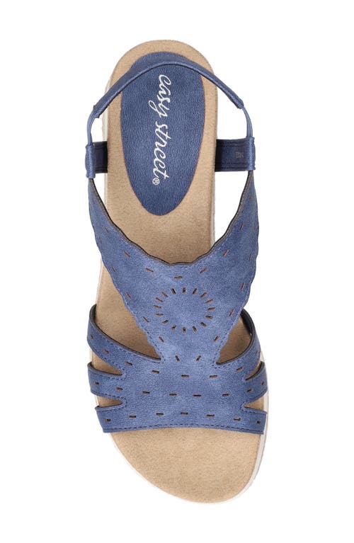 EASY STREET EASY STREET FRAN SLINGBACK WEDGE SANDAL