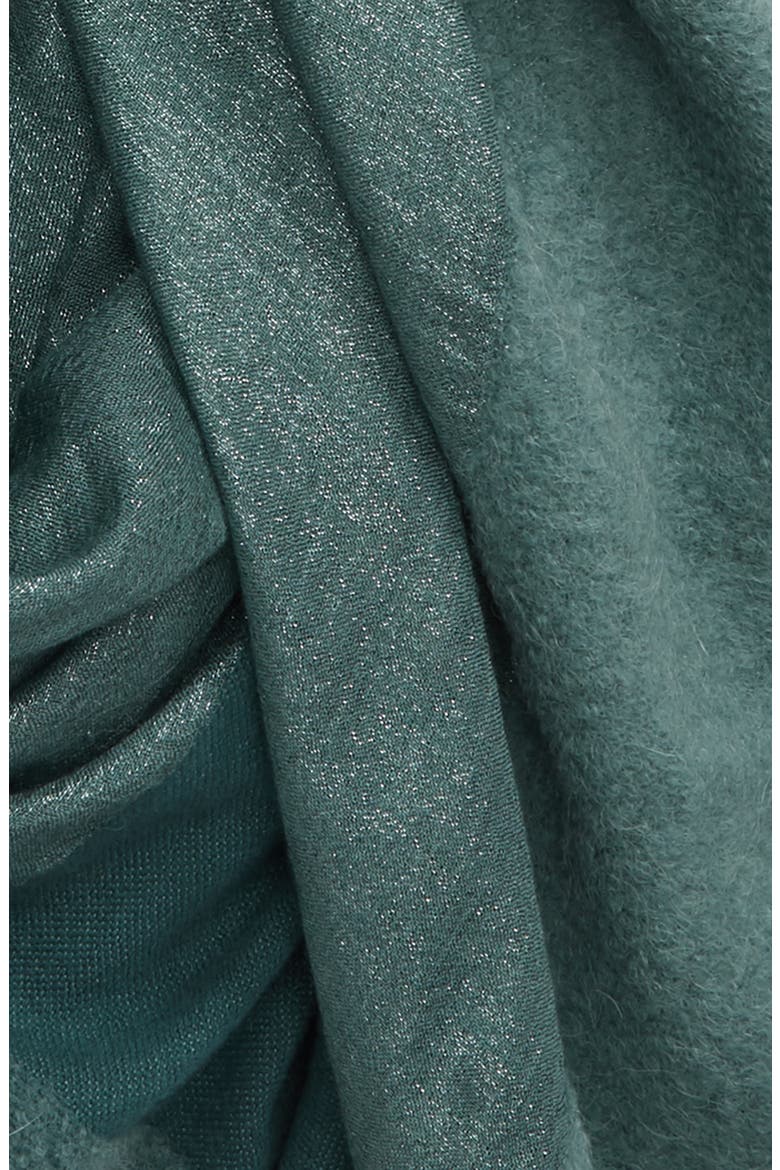 Cashmere Blend Fringe Scarf, Alternate, color, JASPER