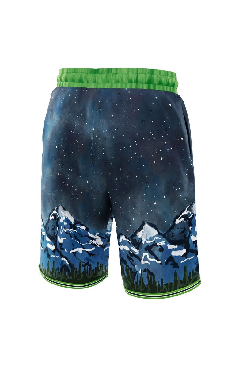 NBA X KIDSUPER Unisex NBA & KidSuper Studios by Fanatics Green Minnesota Timberwolves Hometown Shorts, Alternate, color, Green