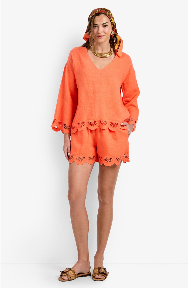 Trina Turk Mar Top, Main, color, Calypso Coral