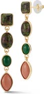 SPHERA MILANO Resin Cabochon Drop Earrings
