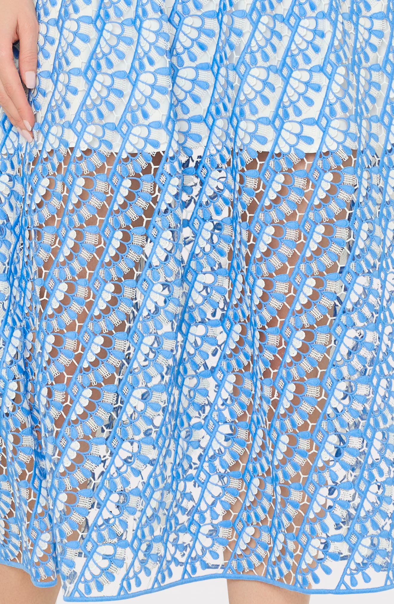 Hazel Embroidered Midi Dress - image 2