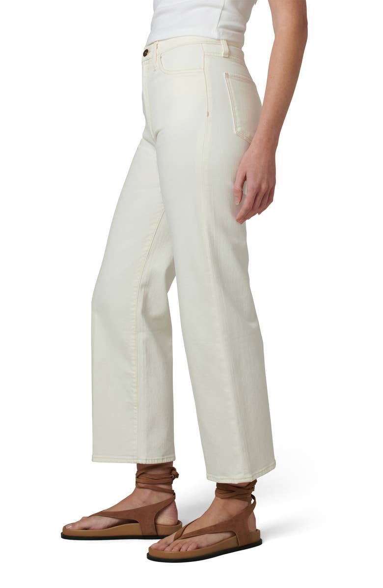 Joe's The Blake High Waist Crop Wide Leg Jeans, Alternate, color, Milk