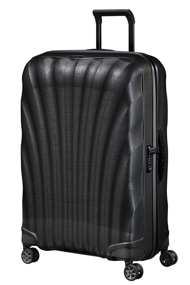 Samsonite C-LITE Hardside Large Checked Spinner Luggage, Main, color, Black