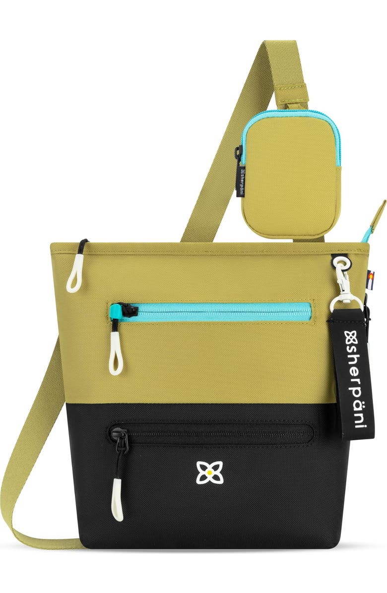 Sherpani Sadie Nylon Crossbody Bag RFID Protection and Removable Coin Purse, Main, color, Alchemy