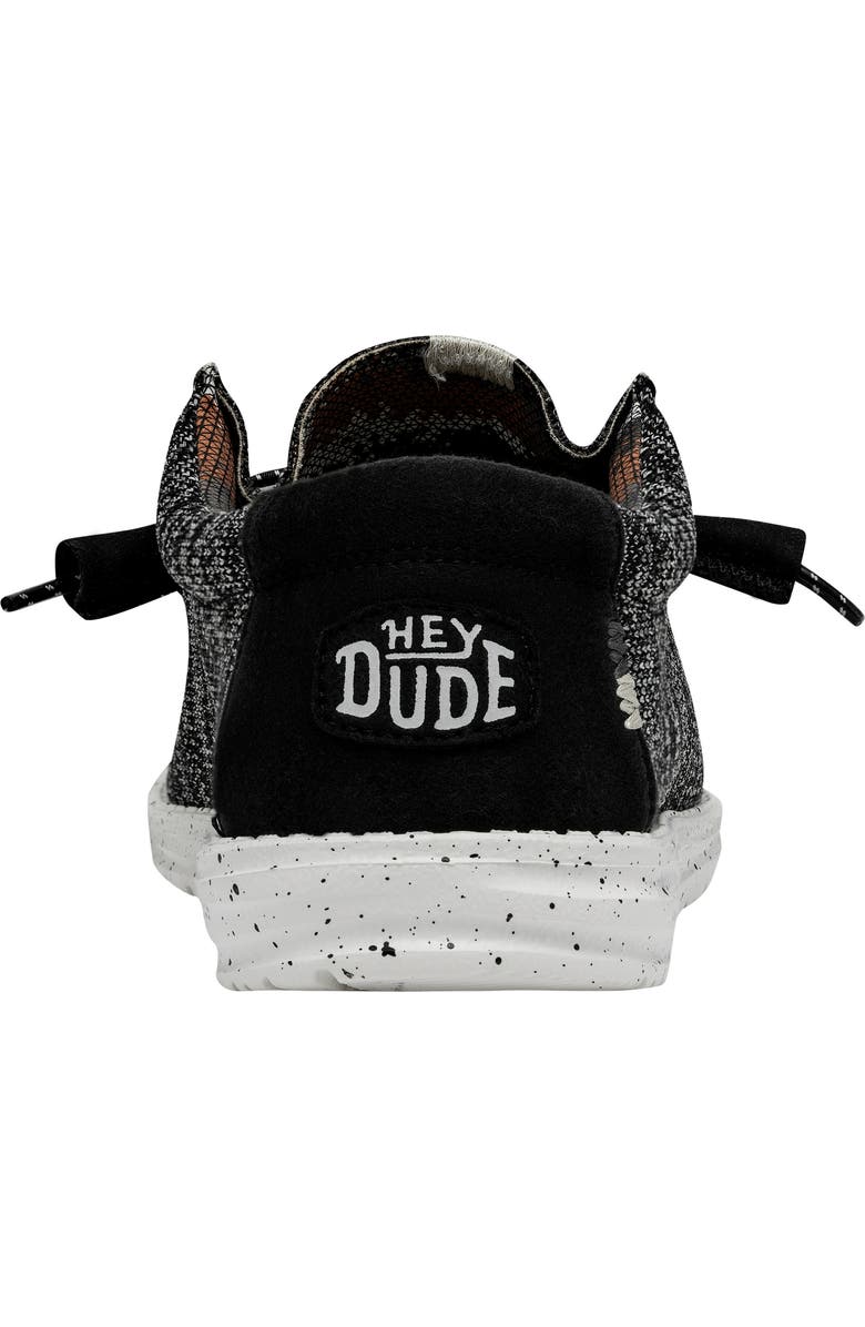 Hey Dude Wally Slip-On Shoe, Alternate, color, Black/ White