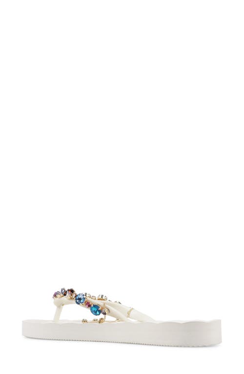 Zigi Quentin Flip Flop In White
