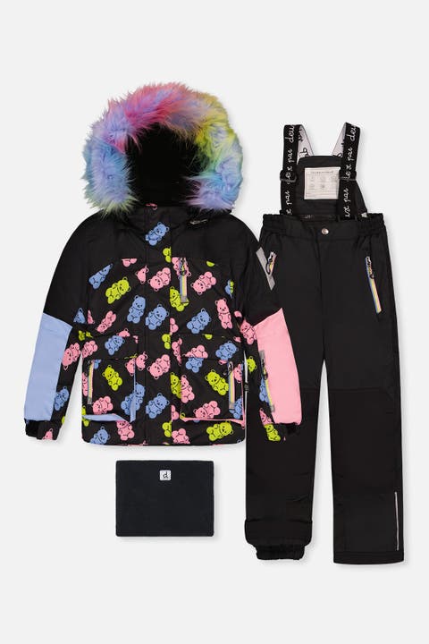 Play Gummy Bear Jacket & Reinforced Pants Two Piece Snowsuit