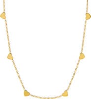 MARLYN SCHIFF String of Hearts Waterproof Necklace