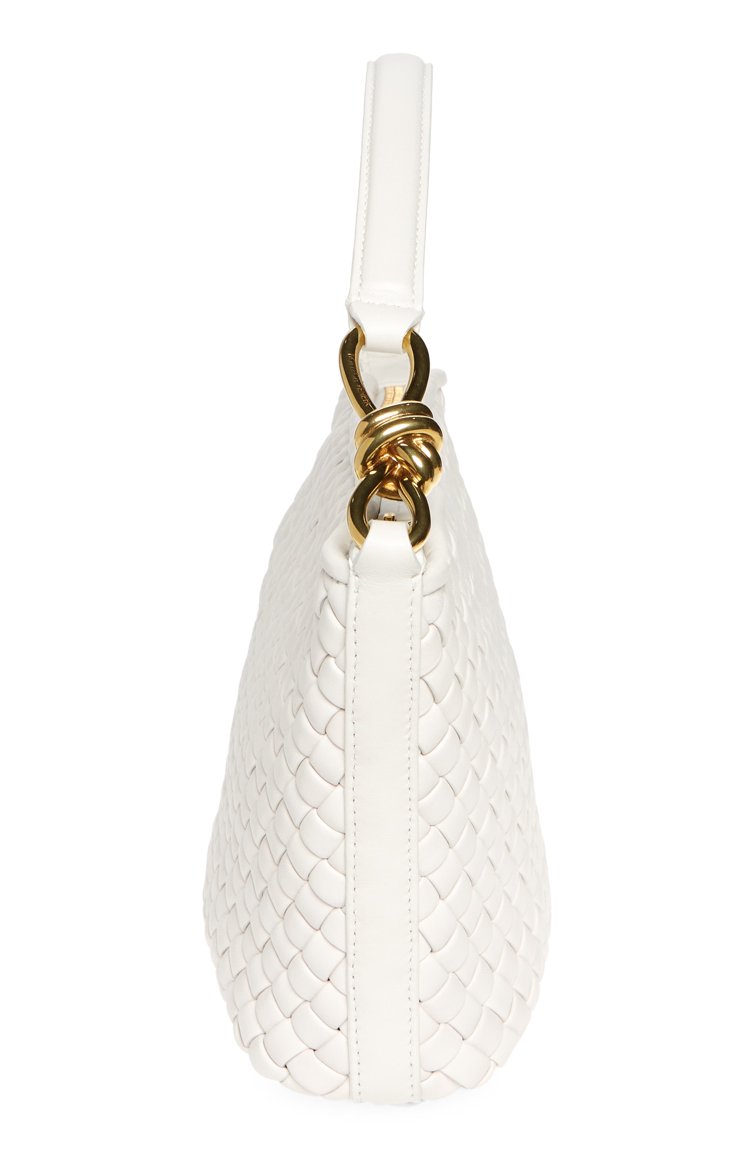 Bottega Veneta Padded Intrecciato Knot Shoulder Bag, Alternate, color, 