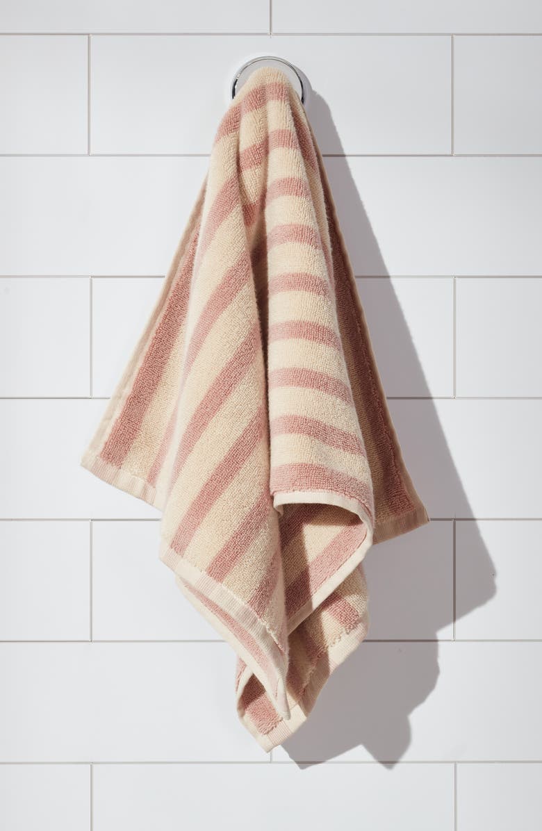 Nordstrom Hydrocotton Stripe Hand Towel, Alternate, color, Beige Oatmeal Multi
