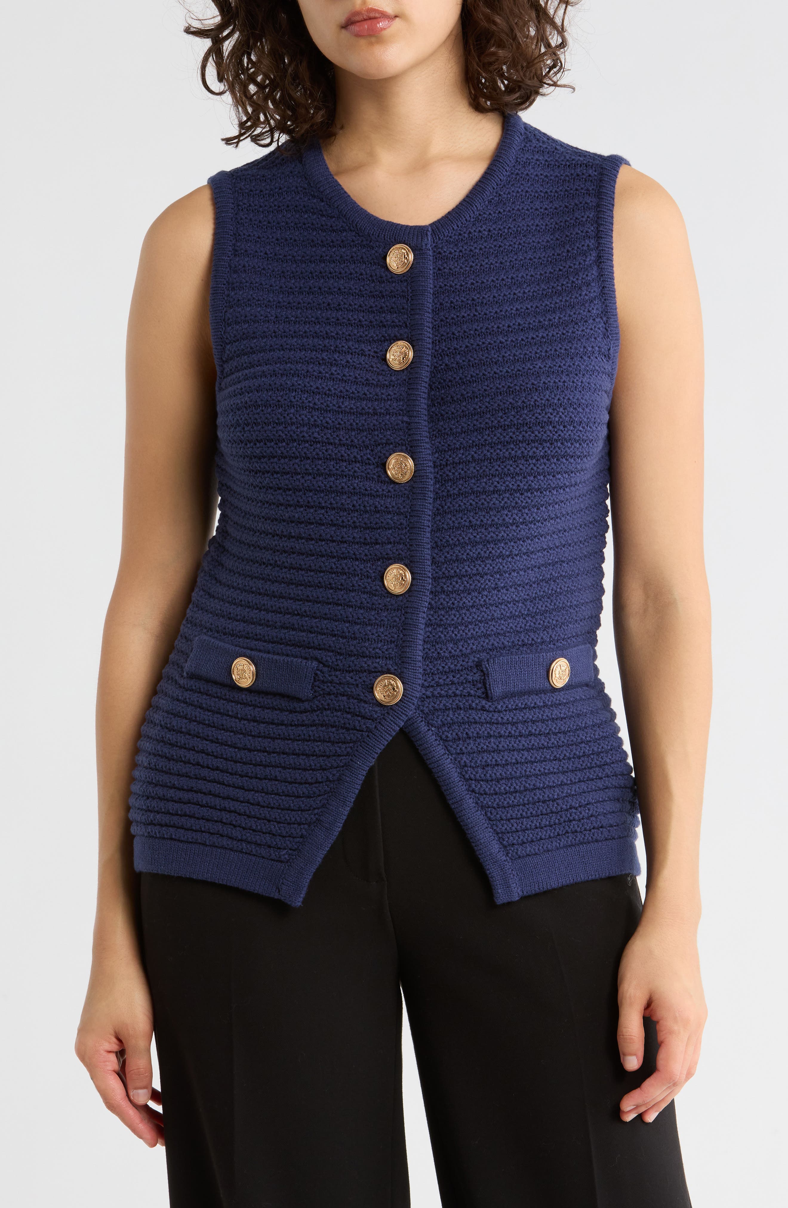 Gemma + Jane Buttoned Sweater Vest