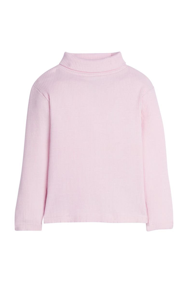 Kids' Ribbed Turtleneck, Main, color, Bubblegum