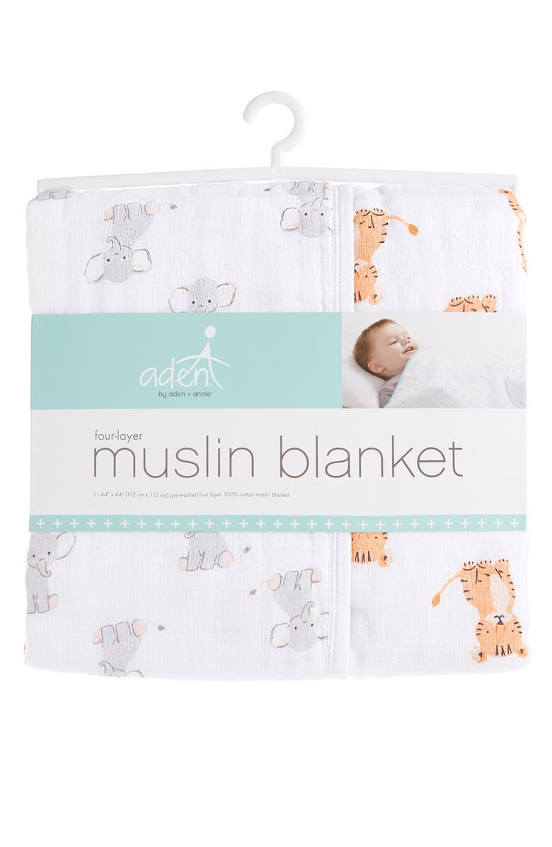aden + anais ADEN AND ANAIS Cotton Muslin Dream Blanket, Alternate, color, 
