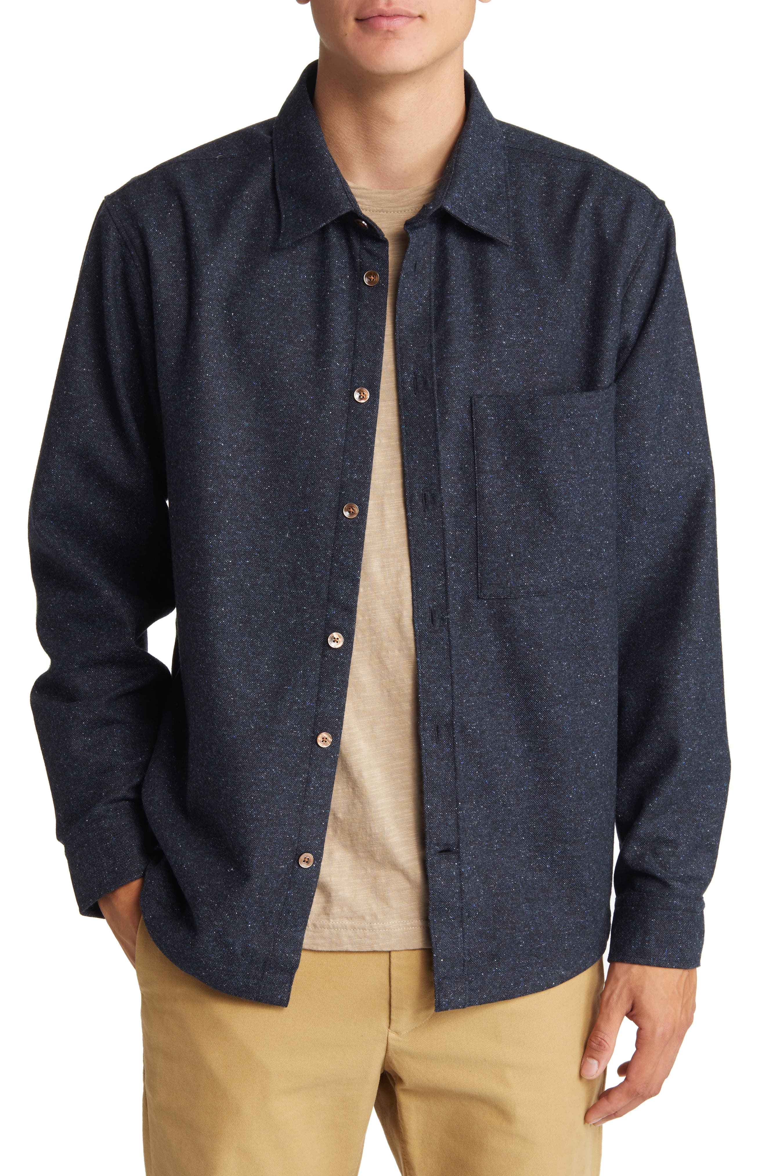 NN07 5303 Hans Neppy Button-Up Overshirt