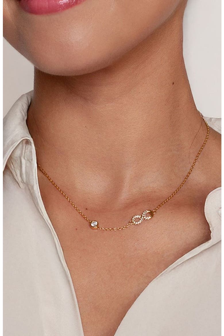 Infinite Hope Necklace, Alternate, color, 18k Gold Plated