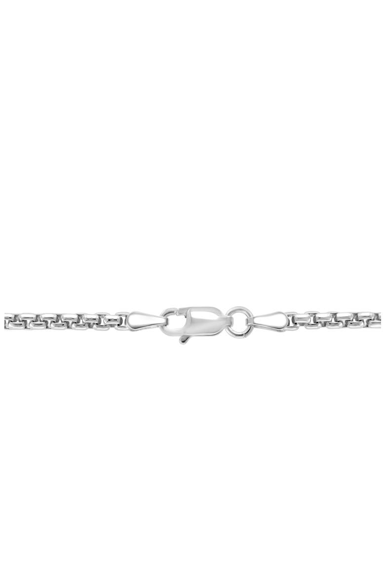 Sterling Silver Black Diamond Star Pendant Necklace, Alternate, color, BLACK