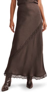 Splendid Penelope Lace Maxi Skirt