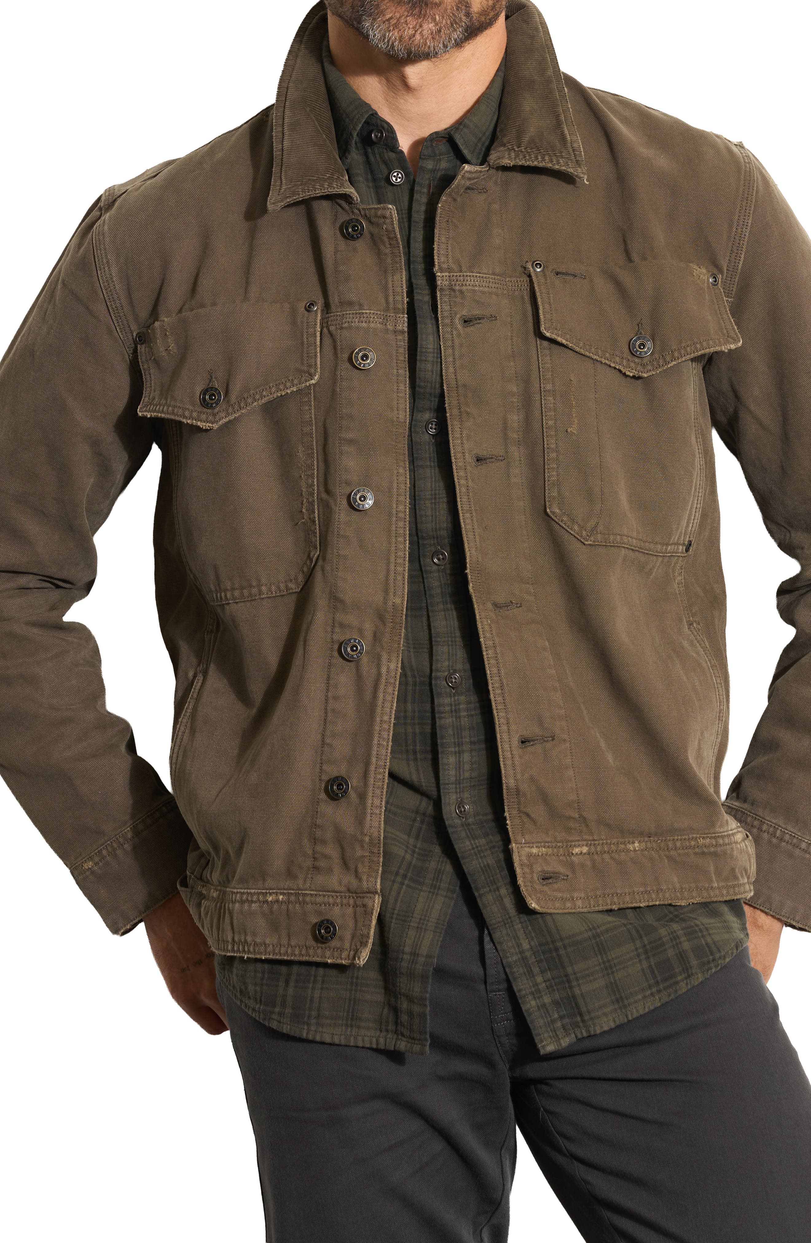Baron Canvas Trucker Jacket - image 3