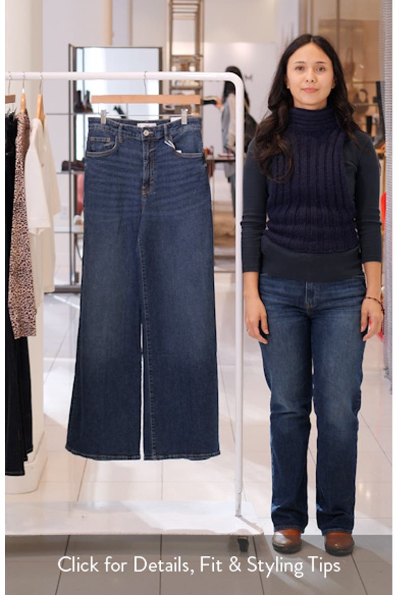 Elise High Waist Wide Leg Jeans video
