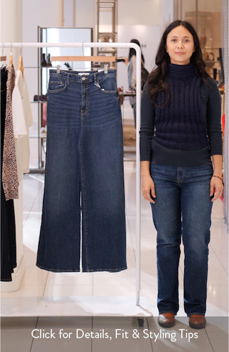 Elise High Waist Wide Leg Jeans, sales video thumbnail