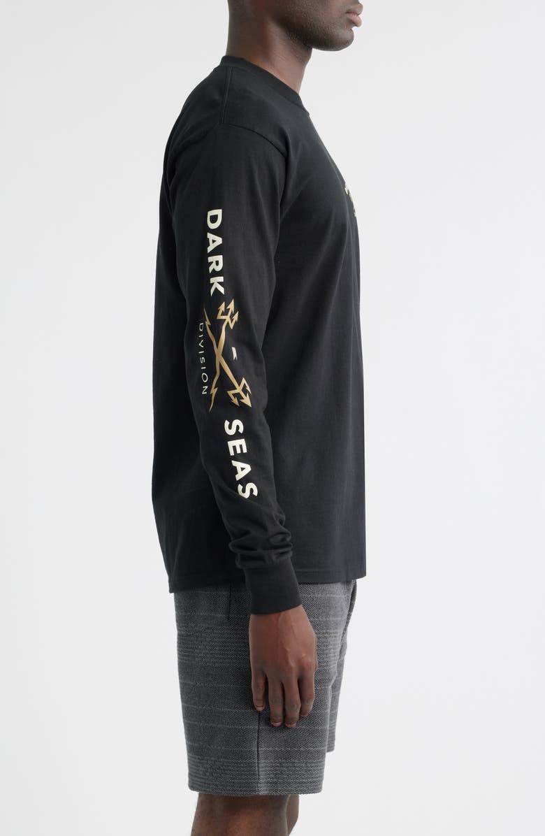 DARK SEAS Headmaster V3 Long Sleeve Graphic T-Shirt, Alternate, color, Black