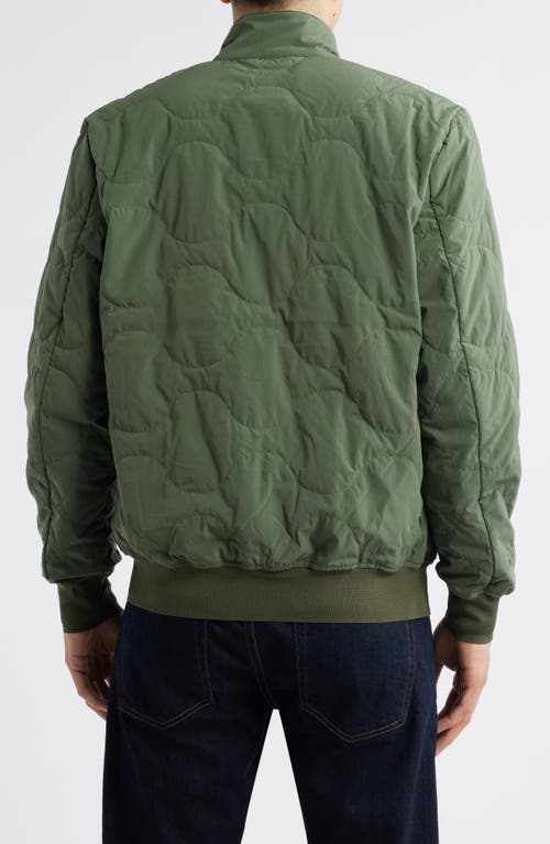 Save The Duck Stream Water Resistant Quilted Jacket In Green