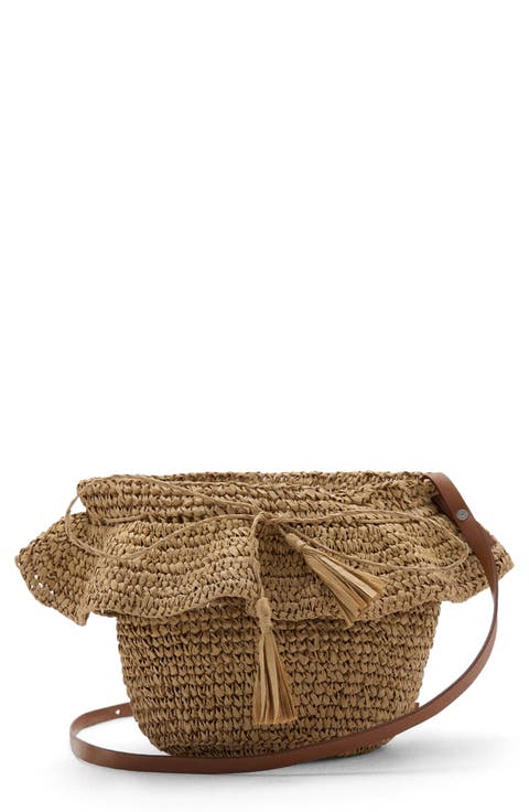 Straw Bucket Bag