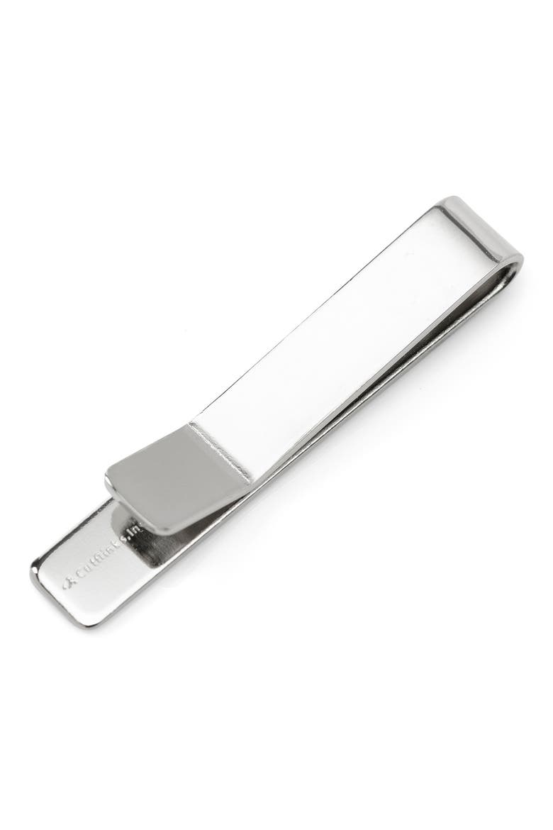 Hunting Dog Tie Bar, Alternate, color, SILVER