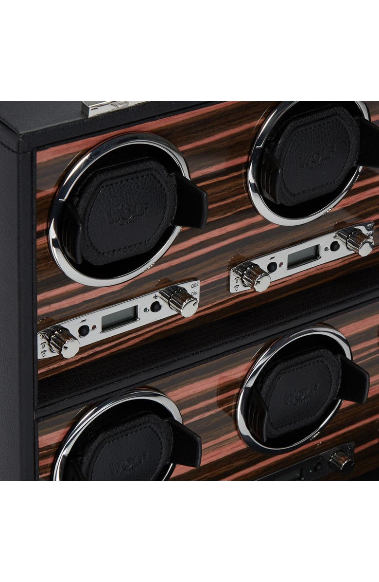 WOLF Roadster 8 Piece Winder, Alternate, color, Black