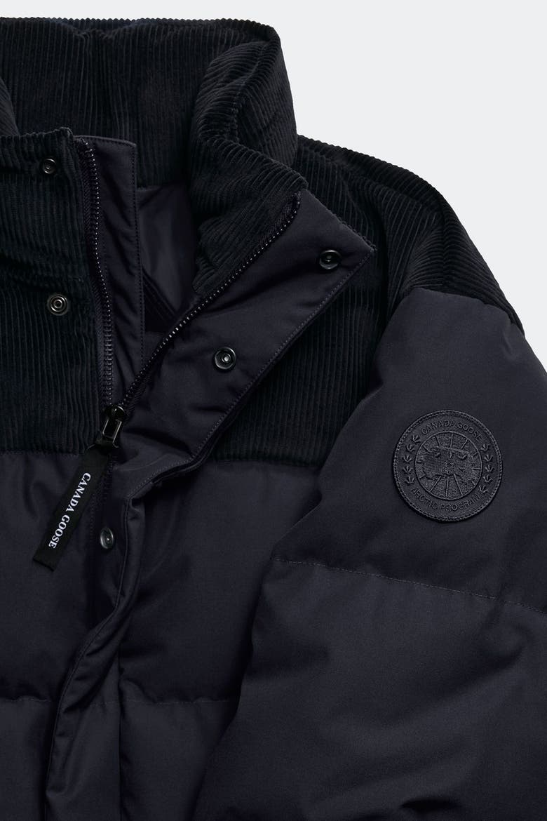Sterling Corduroy Puffer Jacket, Alternate, color, Nocturne
