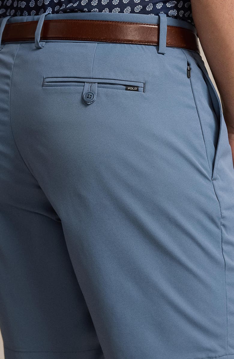 Polo Ralph Lauren Featherweight Flat Front Stretch Chino Shorts, Alternate, color, 