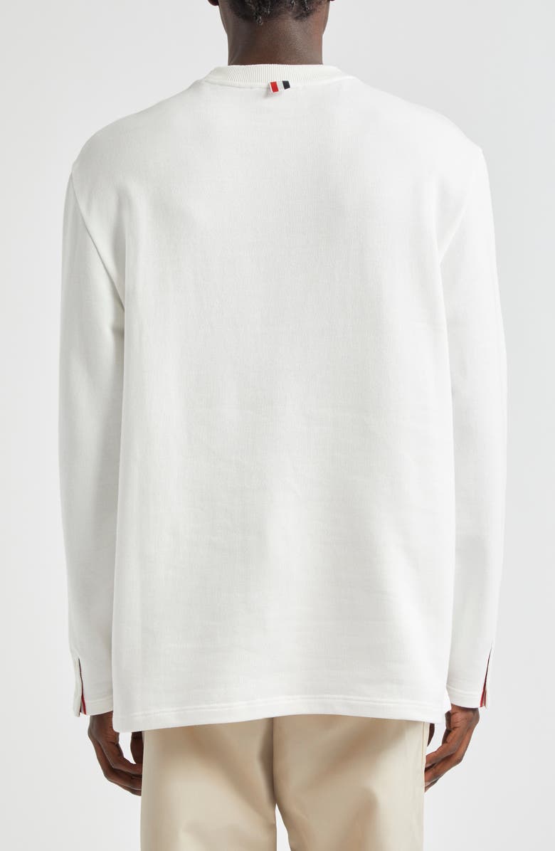 Thom Browne Oversize Cotton Sweatshirt, Alternate, color, 