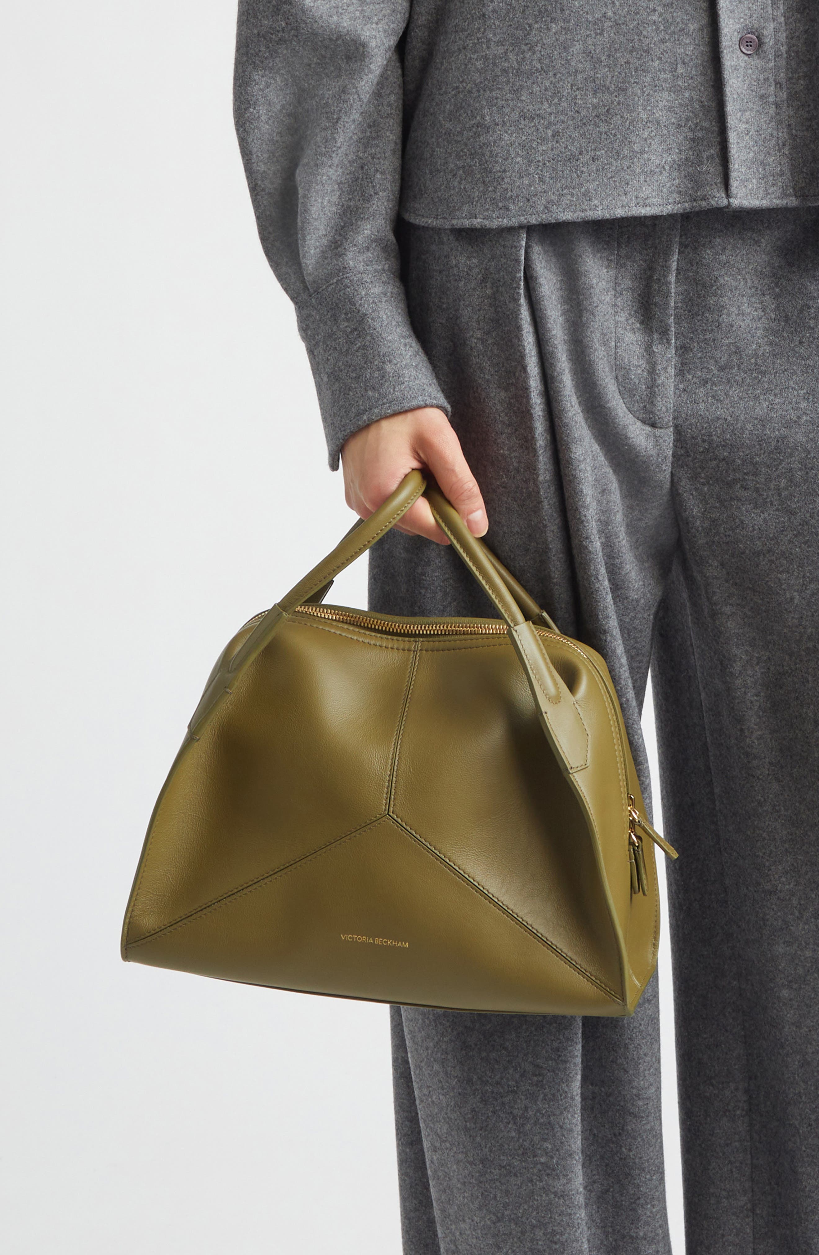 The Plié Top Handle Bag, Alternate, color, CACTUS GREEN