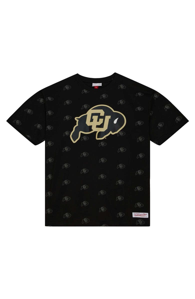 Mitchell & Ness Men's Mitchell & Ness Black Colorado Buffaloes Allover Print T-Shirt, Alternate, color, Black