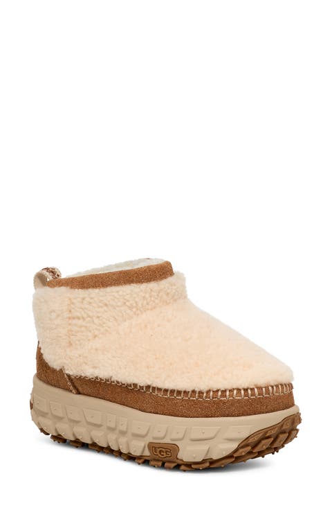 Venture Daze Ultra Mini Genuine Shearling Platform Bootie (Women)
