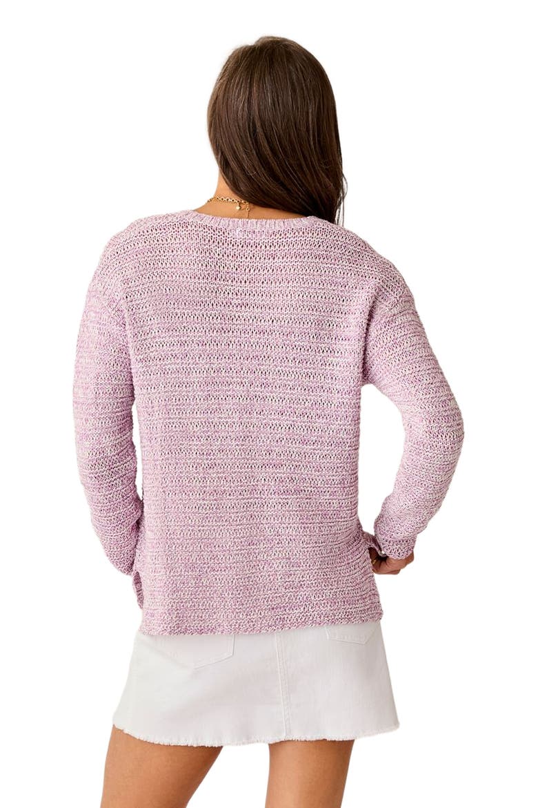 Clarissa Marled Sweater, Alternate, color, Light Violet