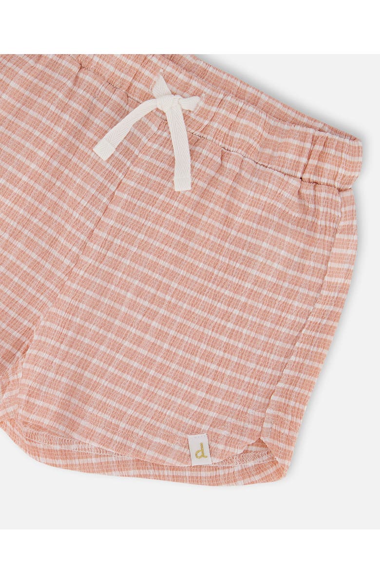 Deux par Deux Little Girl's Crinkle Short Light Old Pink, Alternate, color,
