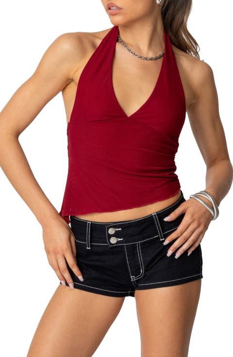 Rhett Asymmetric Halter Top