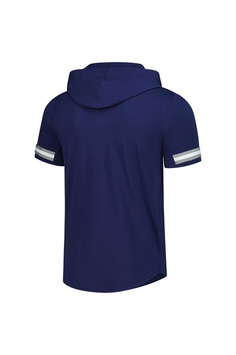 Men's Fanatics Navy Dallas Cowboys Optimal Play Short Sleeve Hooded Fashion T-Shirt, Alternate, color, Navy