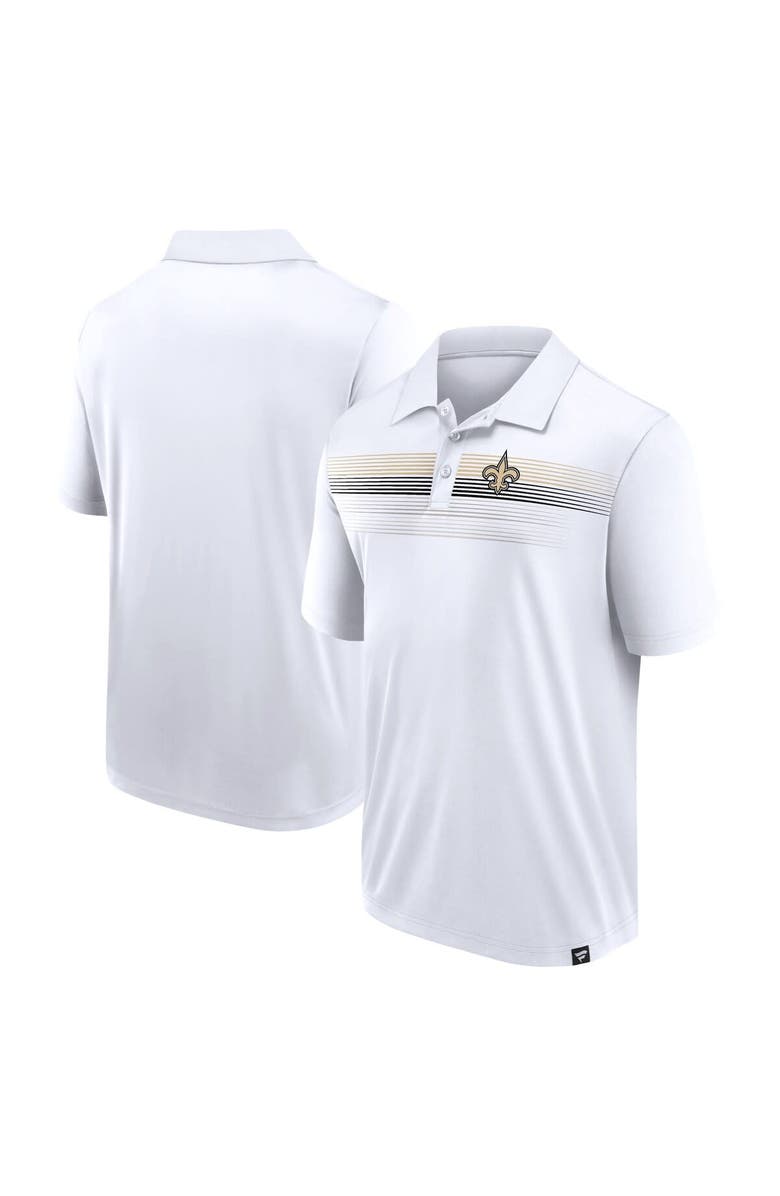 FANATICS Men's Fanatics Branded White New Orleans Saints Victory For Us Interlock Polo, Main, color, White