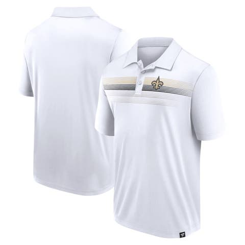 Men's Fanatics Branded White New Orleans Saints Victory For Us Interlock Polo
